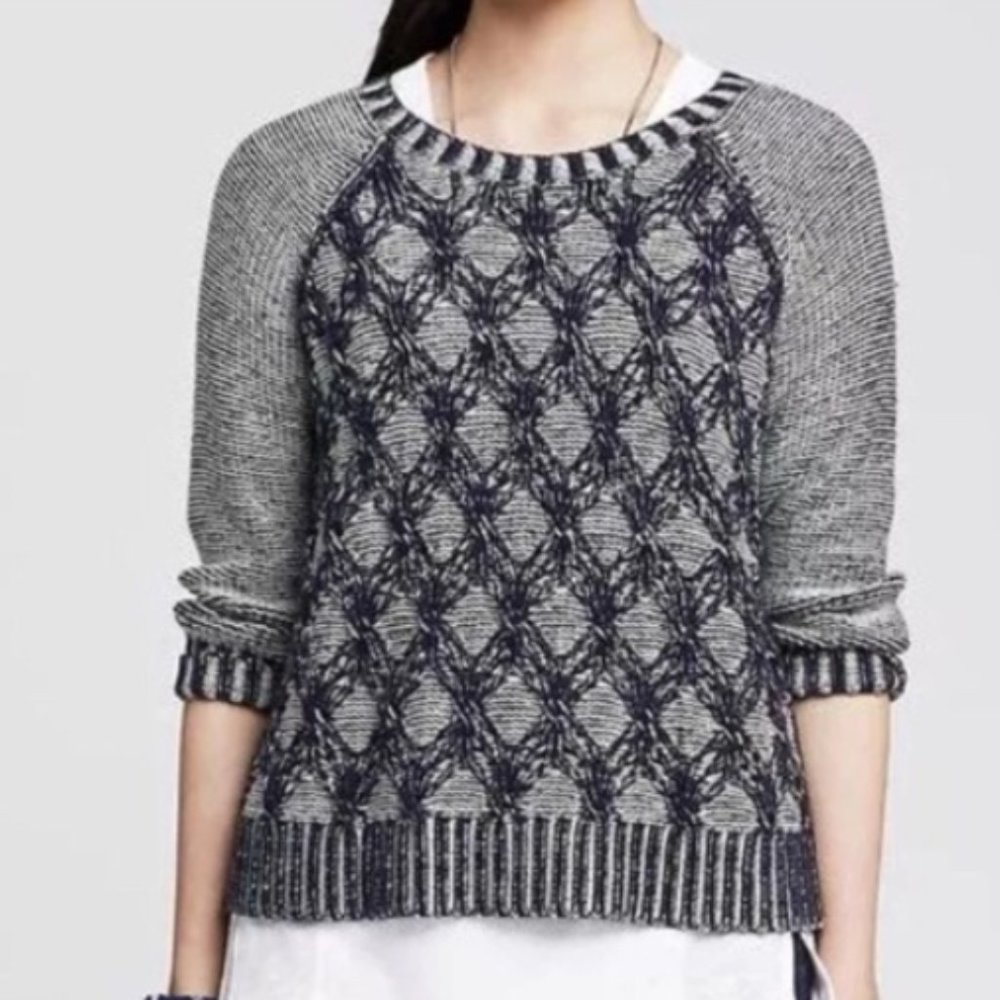 Banana Republic Plaited Cable Chunky Knit Pullover